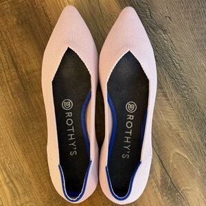 Rothy's Petal Pink Original Point - Size 7.5